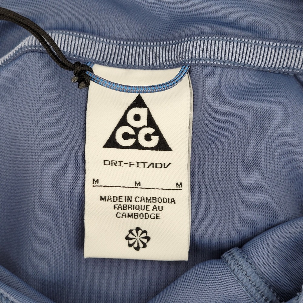 Nike ACG Lava Tree Hoodie Mens Size Medium Dri-FIT ADV Blue DX6967-491 NWT - Picture 3 of 9